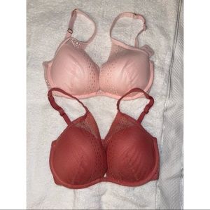 Victoria’s Secret Lace Pink Bras